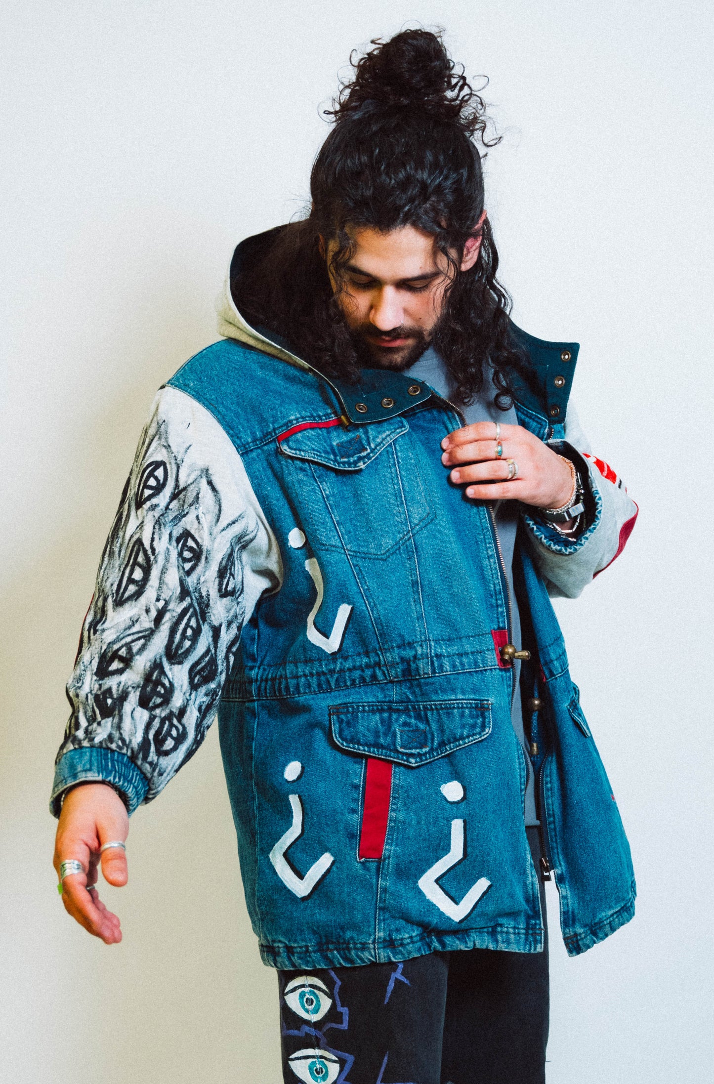 "OLD SKOOL" 1 of 1 Hand Painted Jacket