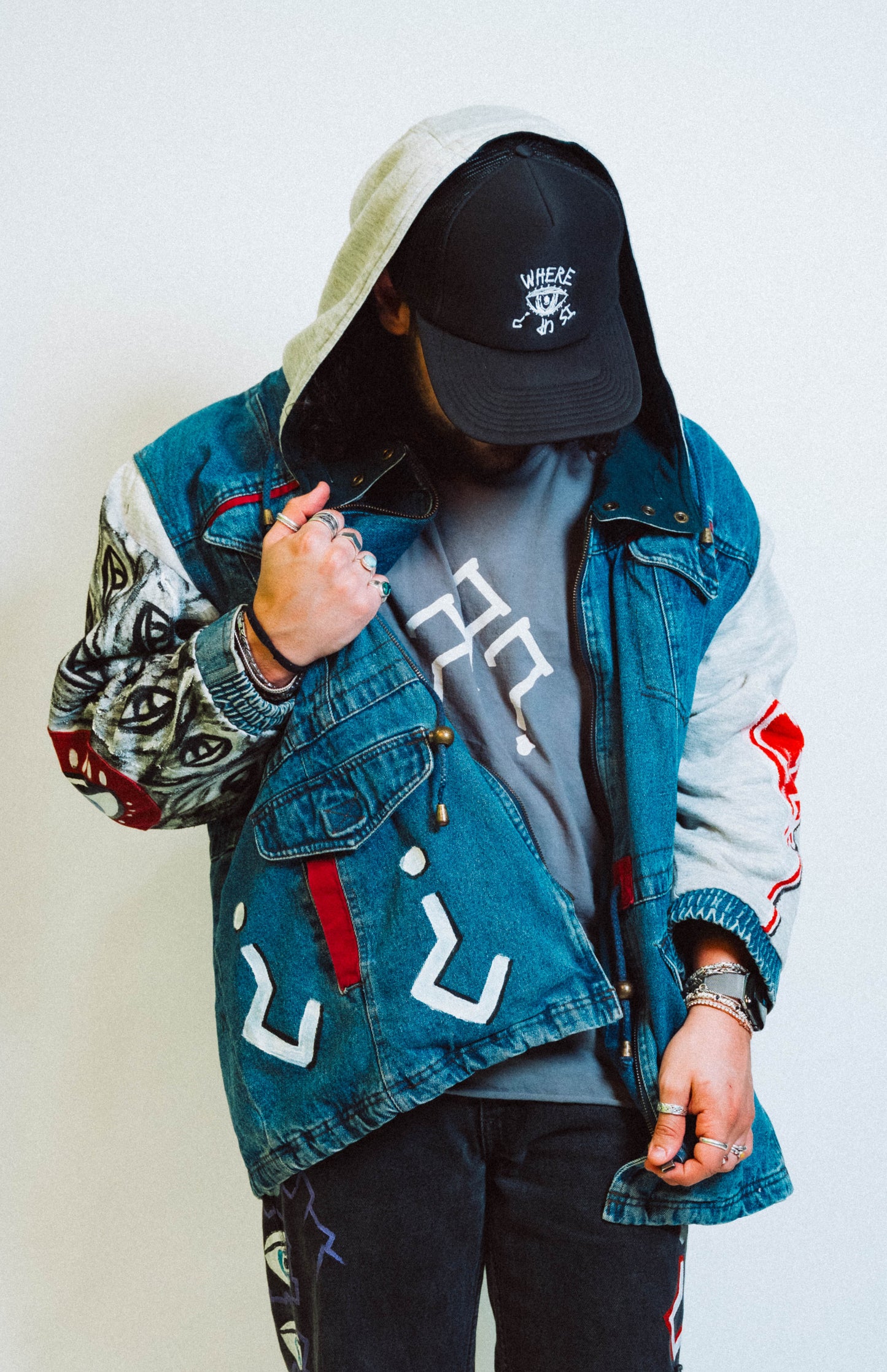 "OLD SKOOL" 1 of 1 Hand Painted Jacket