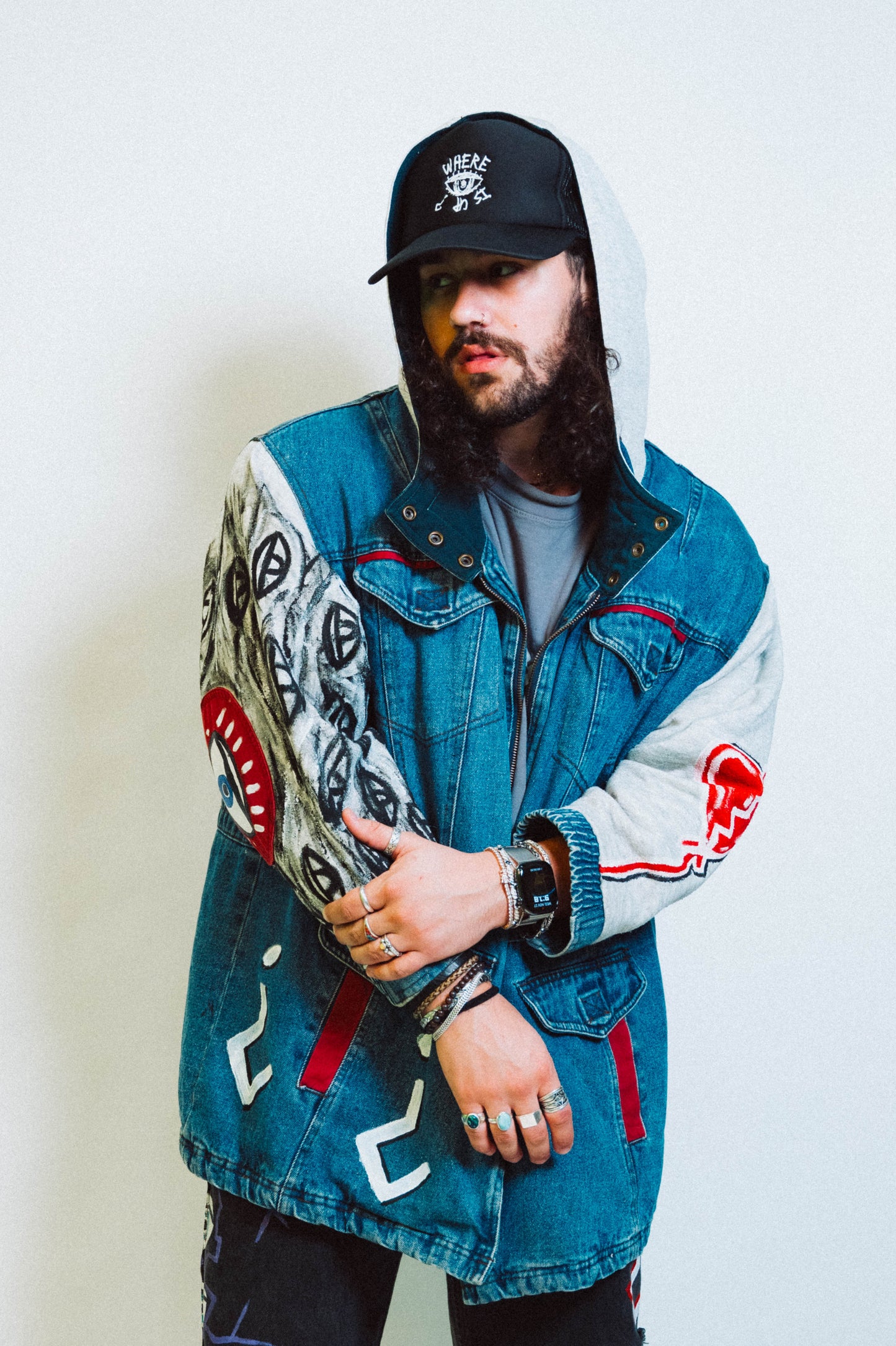 "OLD SKOOL" 1 of 1 Hand Painted Jacket