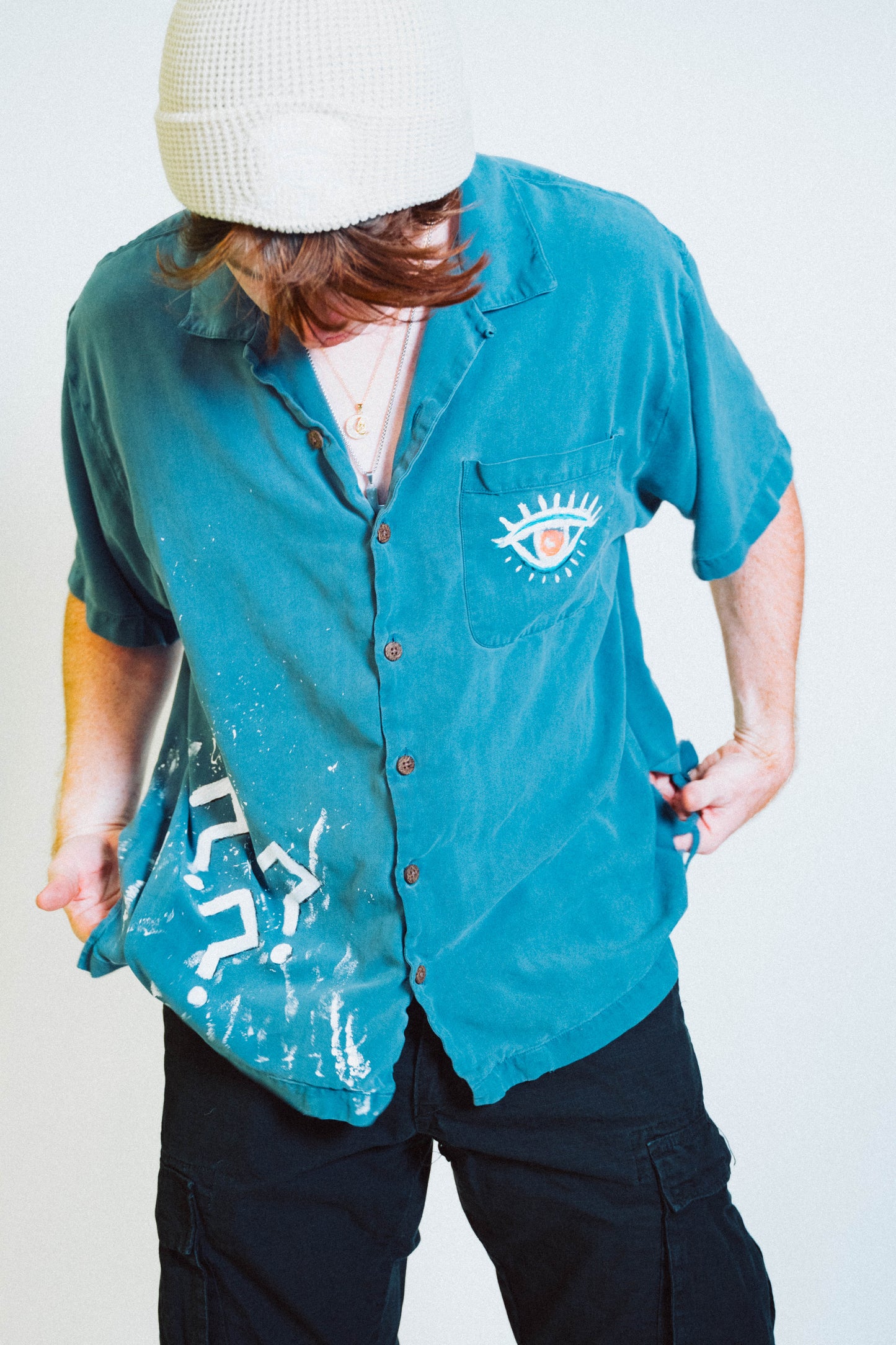 "OLD SILK" 1 of 1 Hand Painted Shirt