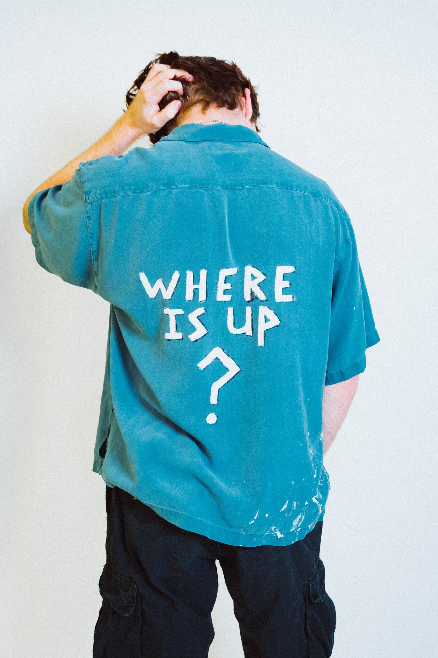 "OLD SILK" 1 of 1 Hand Painted Shirt