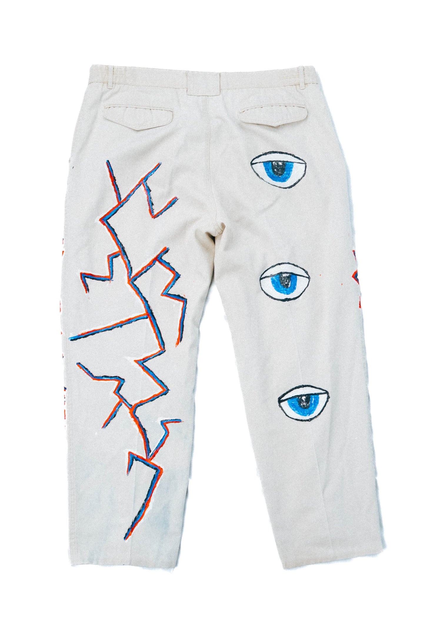 "COMIC BUSINESS" 1 of 1 Hand Painted Pants
