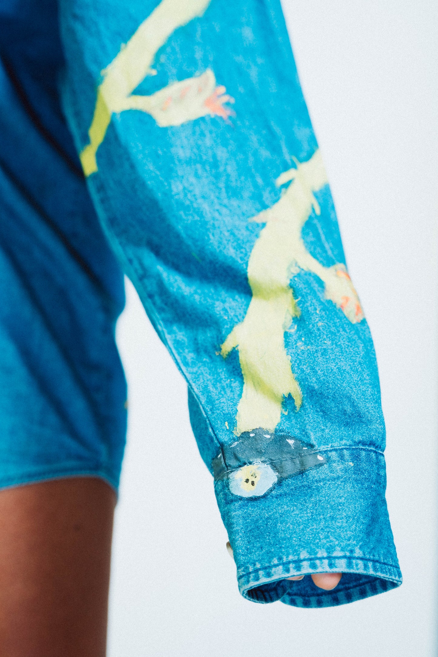"Elijah's Denim" - 1 of 1 Hand Painted Shirt