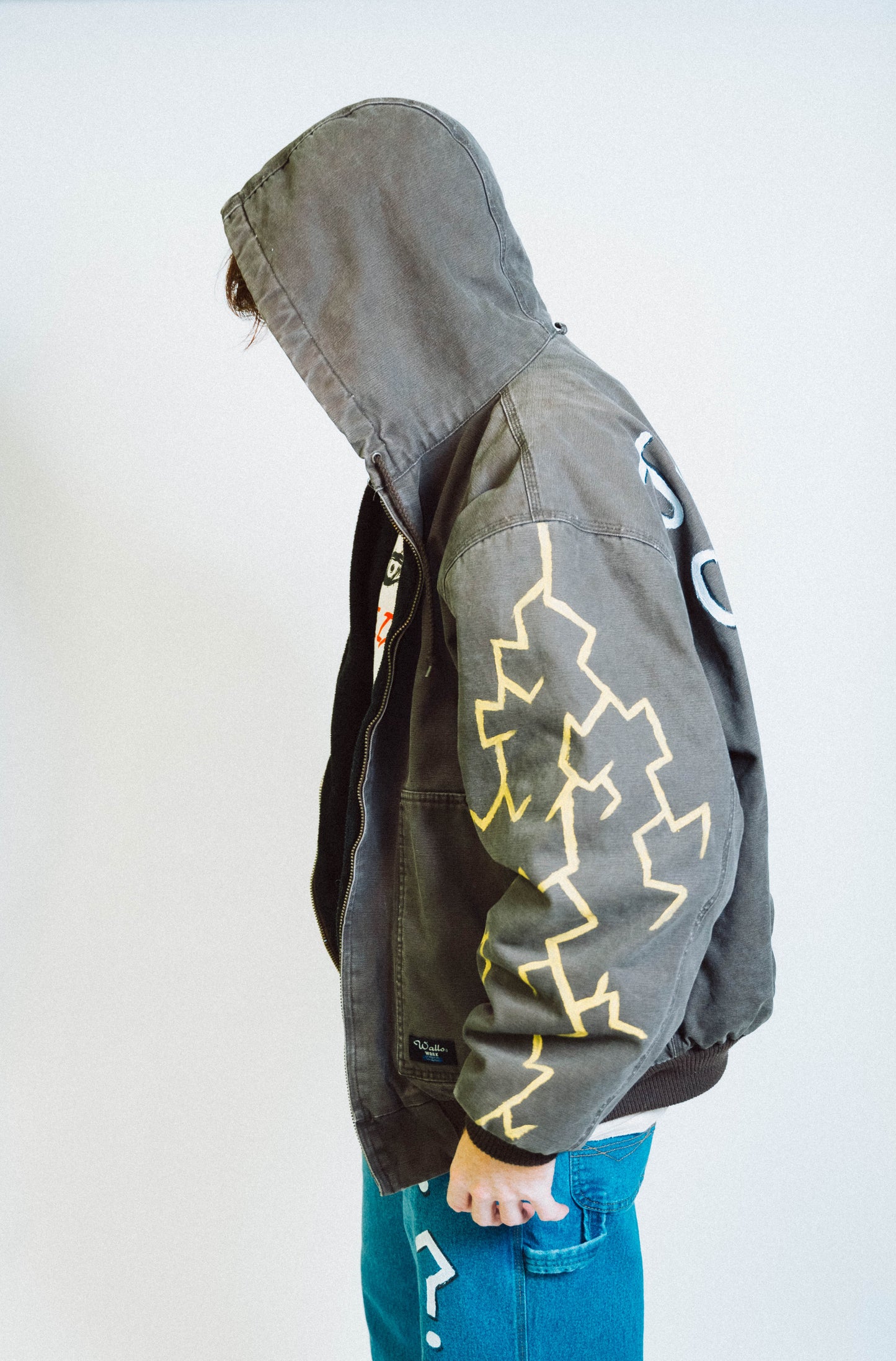 "CREATE & LET IT BE SEEN" 1 of 1 Hand Painted Jacket
