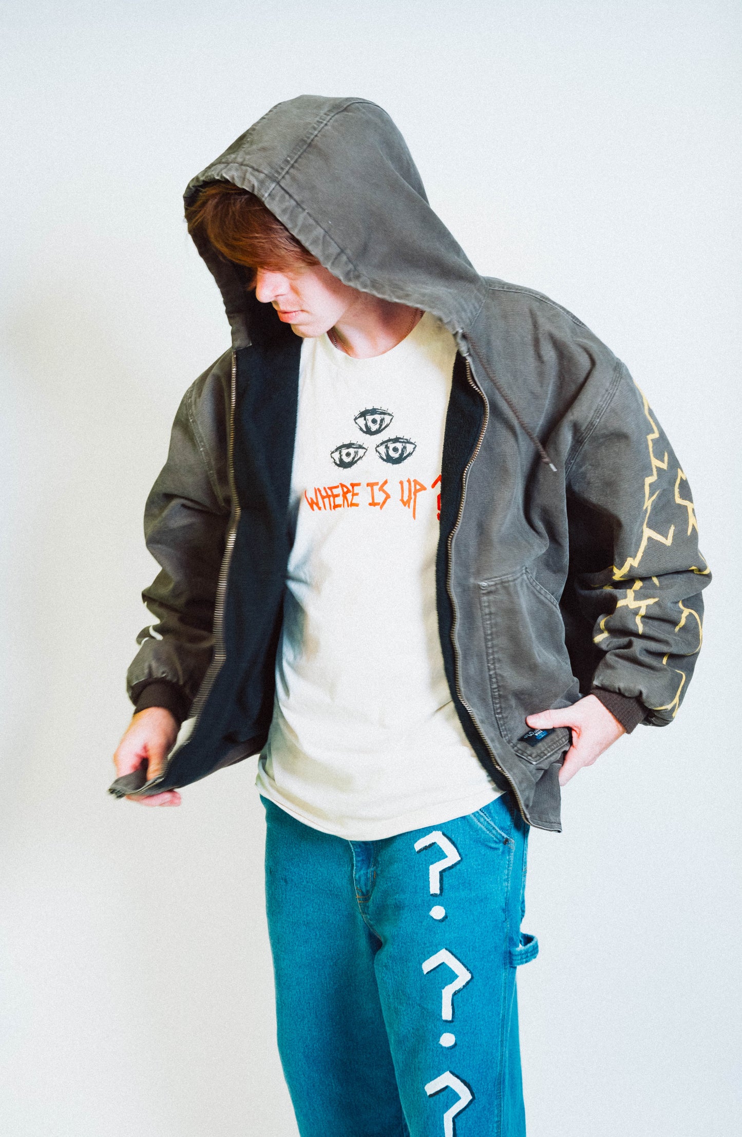 "CREATE & LET IT BE SEEN" 1 of 1 Hand Painted Jacket