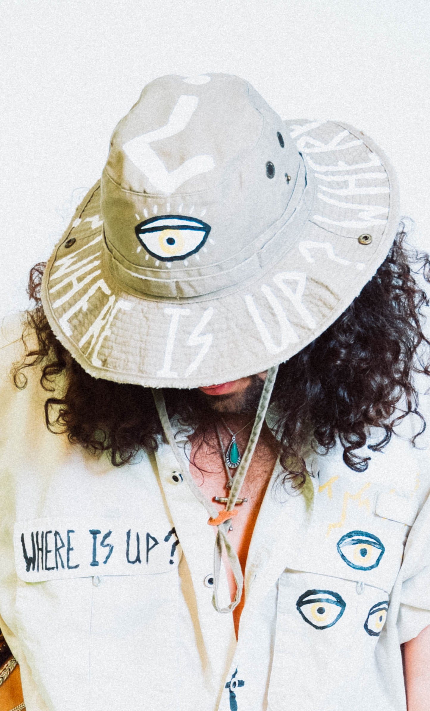 "EXPLORER" 1 of 1 Hand Painted Hat
