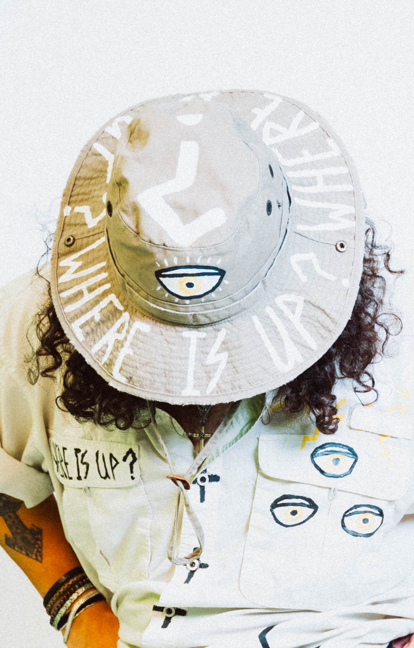 "EXPLORER" 1 of 1 Hand Painted Hat