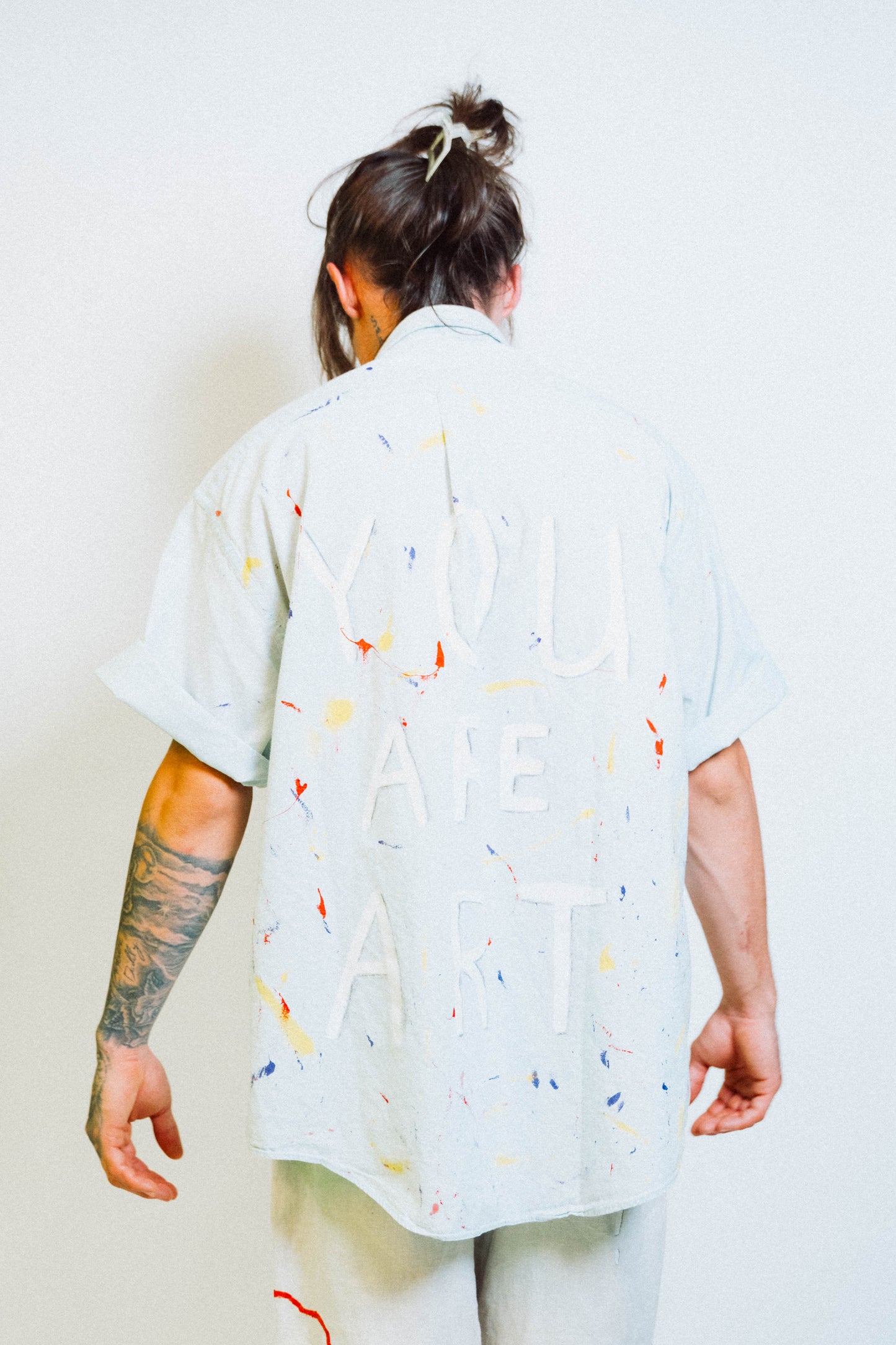 "222" 1 of 1 Hand Painted Shirt