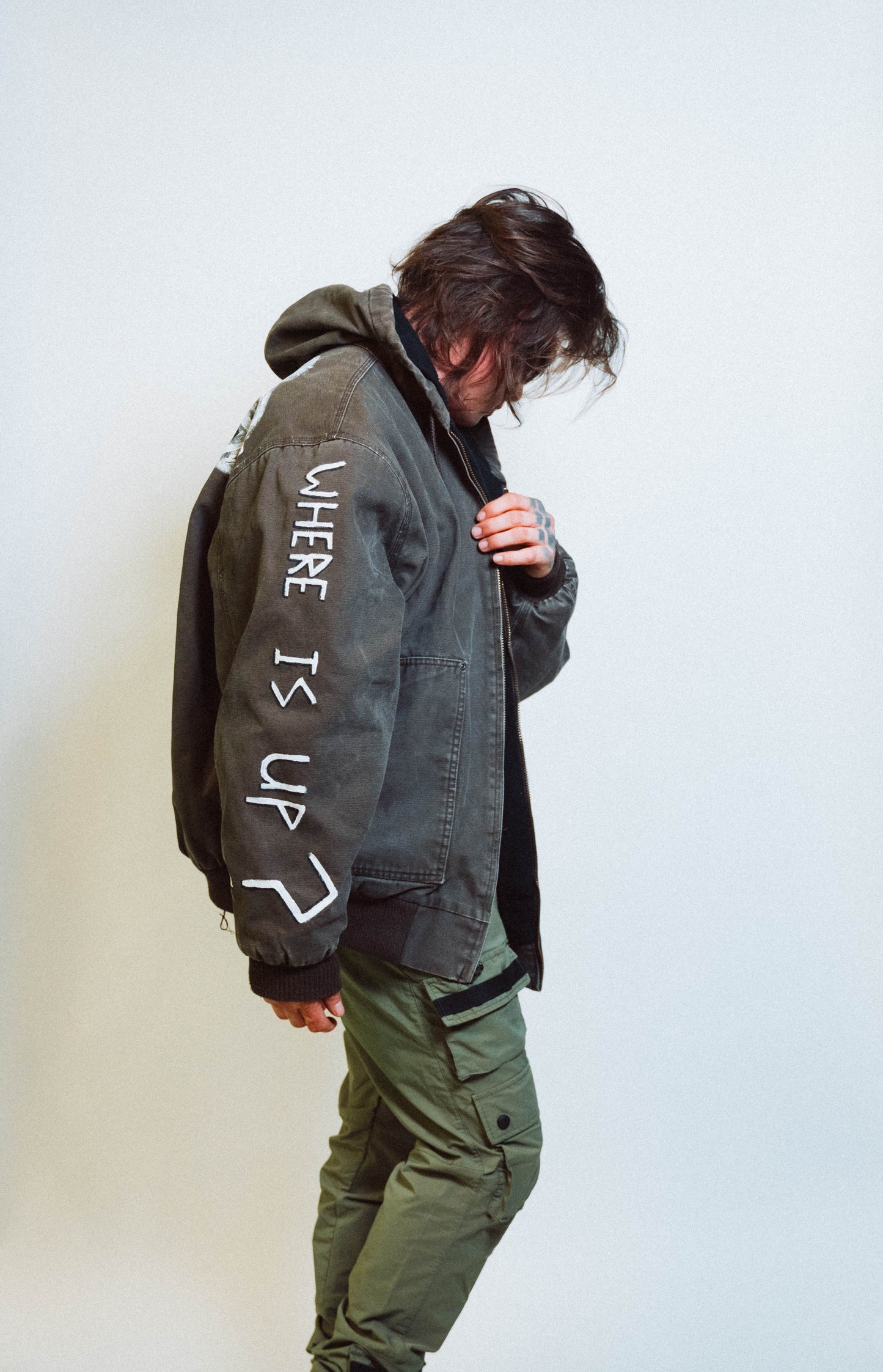 "CREATE & LET IT BE SEEN" 1 of 1 Hand Painted Jacket