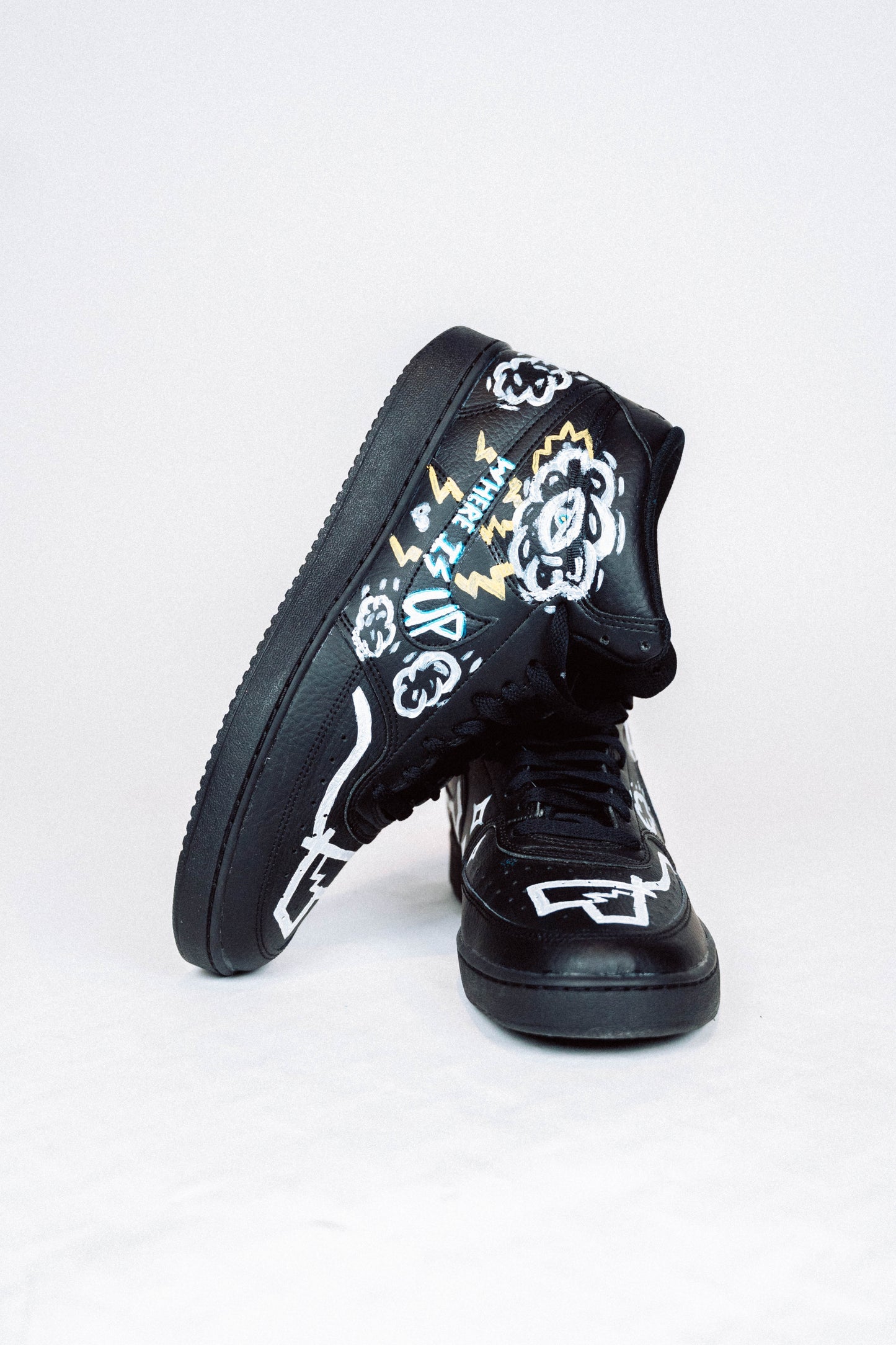 "STORMCHASER" 1 of 1 Hand Painted Shoes