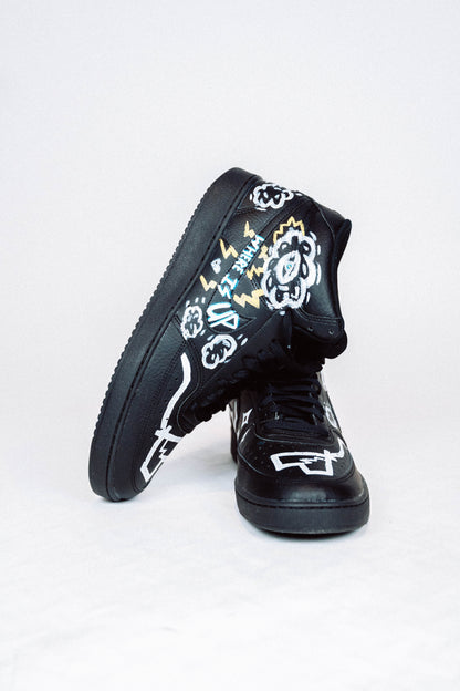 "STORMCHASER" 1 of 1 Hand Painted Shoes