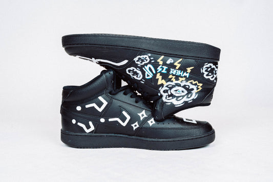 "STORMCHASER" 1 of 1 Hand Painted Shoes