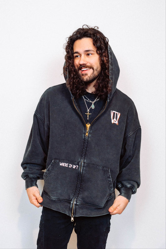 "GENESIS" - STEALTH Zip-Up Hoodie