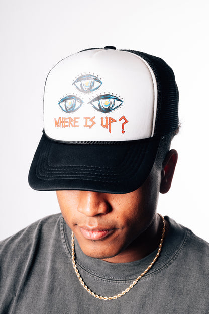 ORIGIN | Where is up? Trucker hat