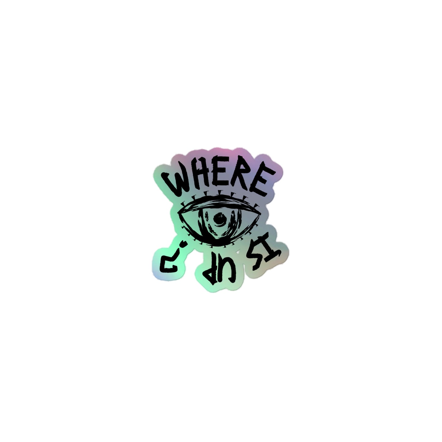 Where Is Up? Logo Sticker