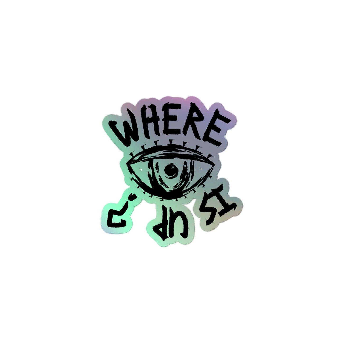 Where Is Up? Logo Sticker