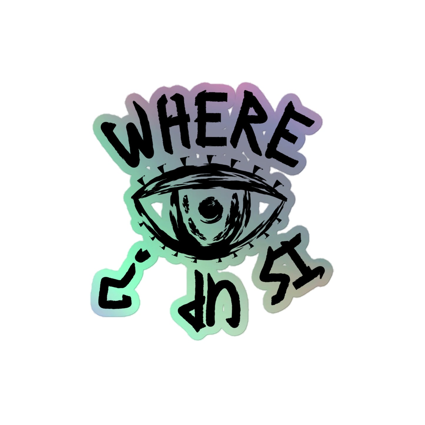 Where Is Up? Logo Sticker